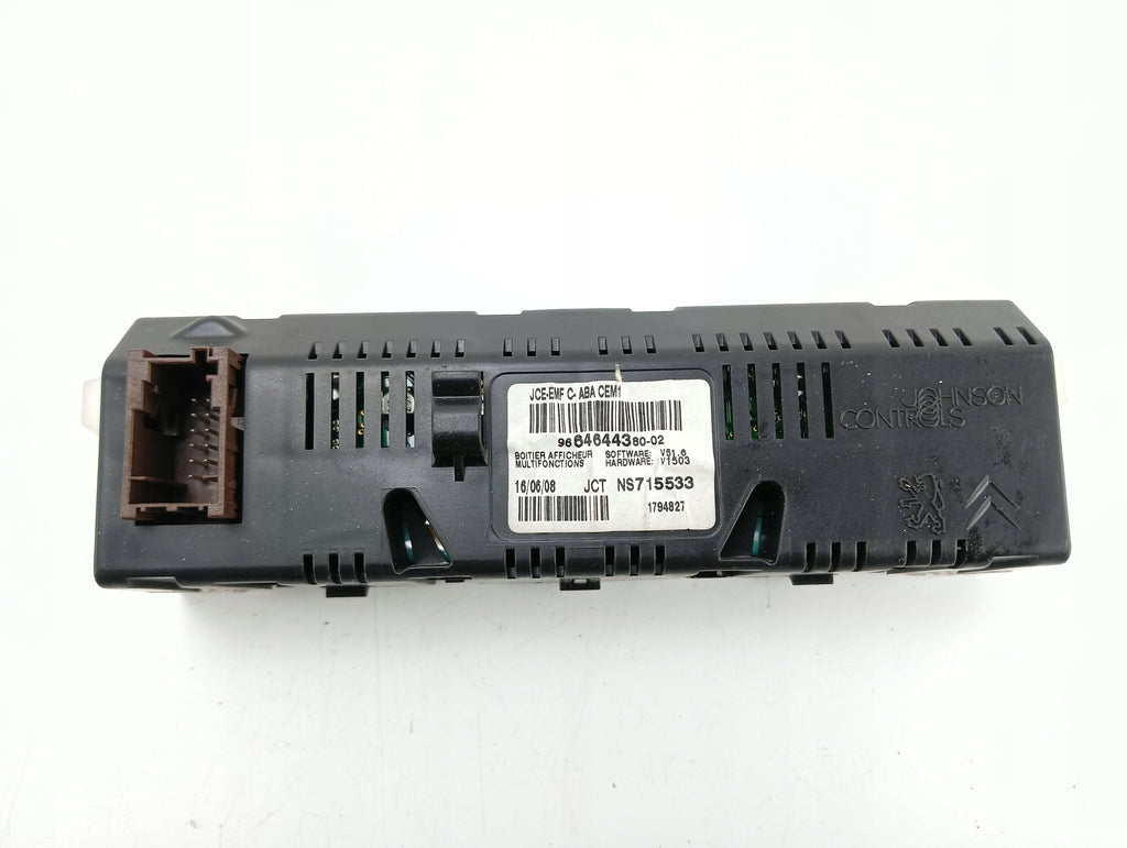 DISPLAY SCREEN CITROEN C4 AND (2004-2008) 9664644380