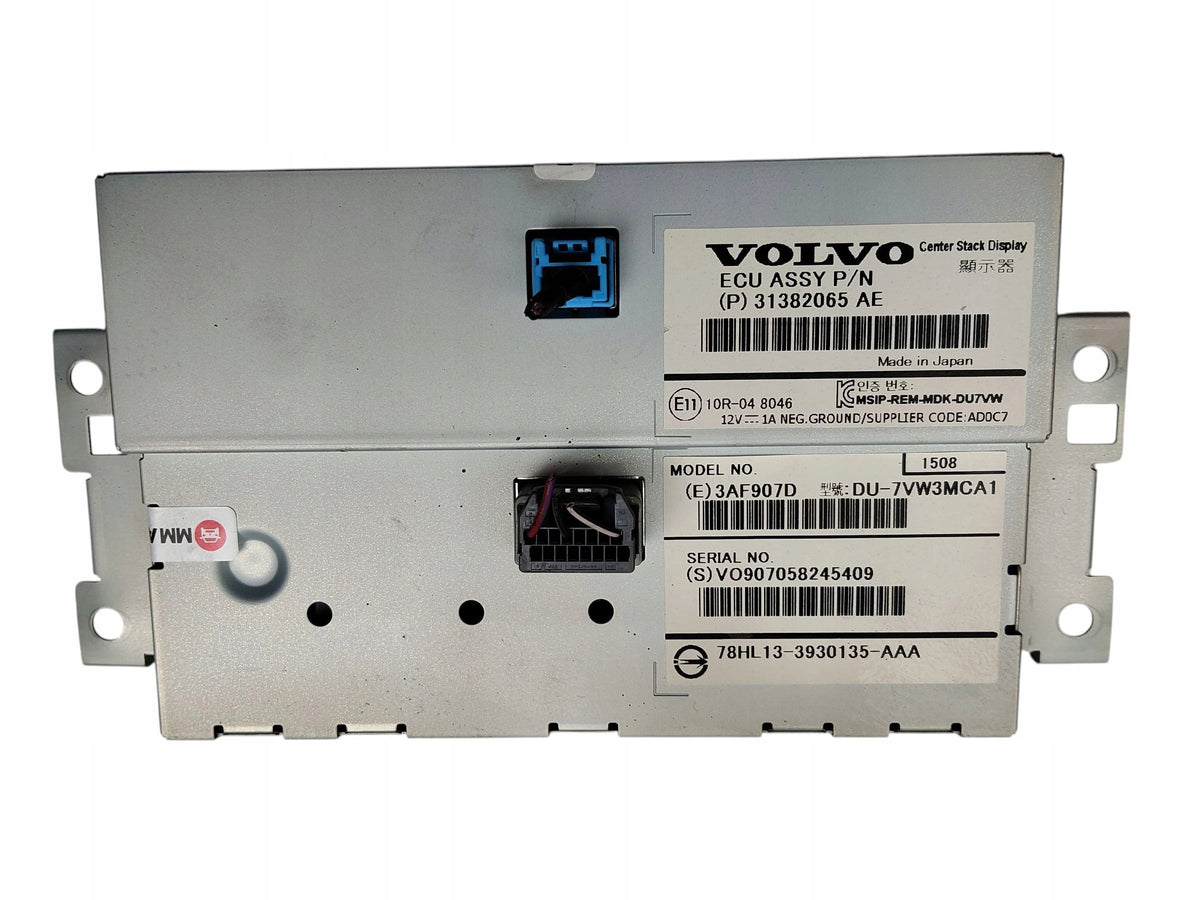 DISPLAY VOLVO S60 II LIFT (2013-2018) 31382065