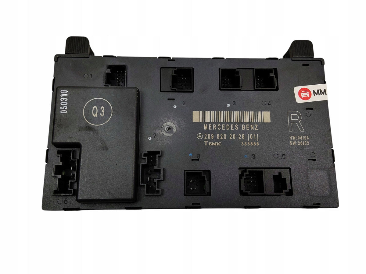 DOOR CONTROLLER MODULE RIGHT MERCEDES CLK W209 2098202026