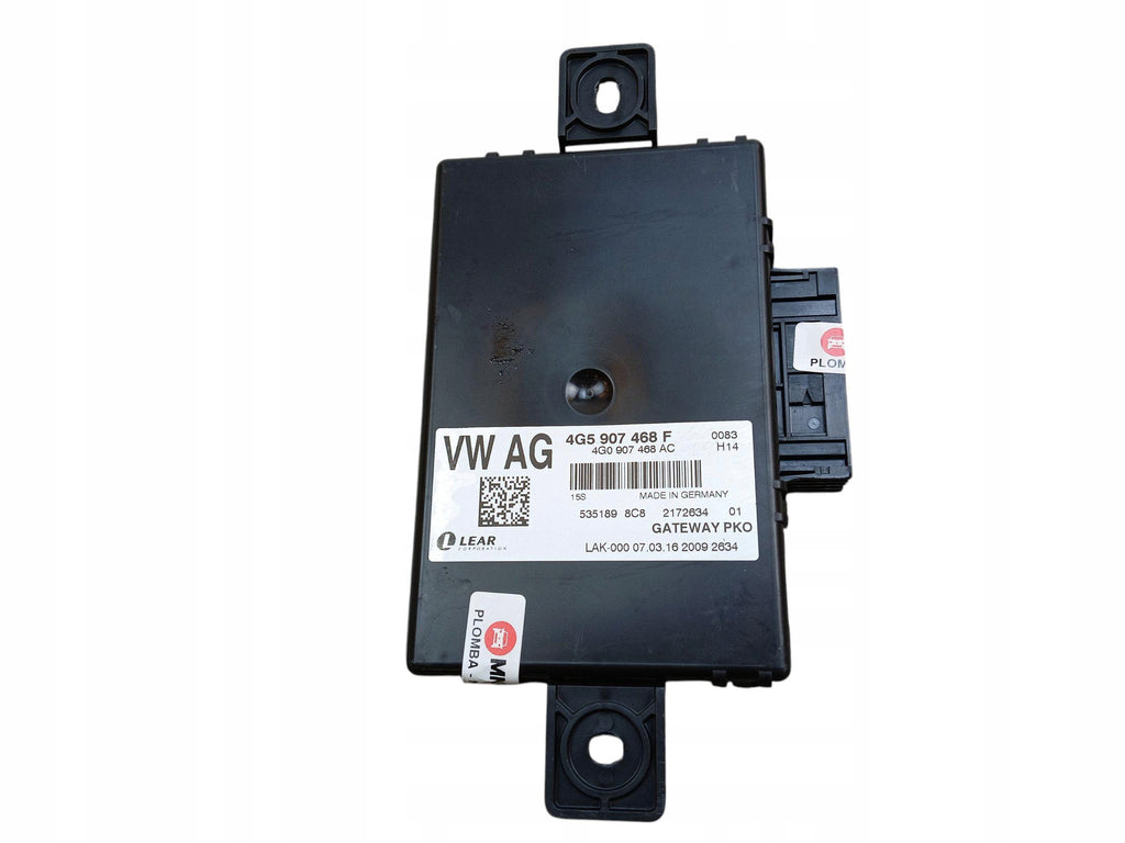 DRIVER GATEWAY MODULE AUDI A6 C7 4G5907468F