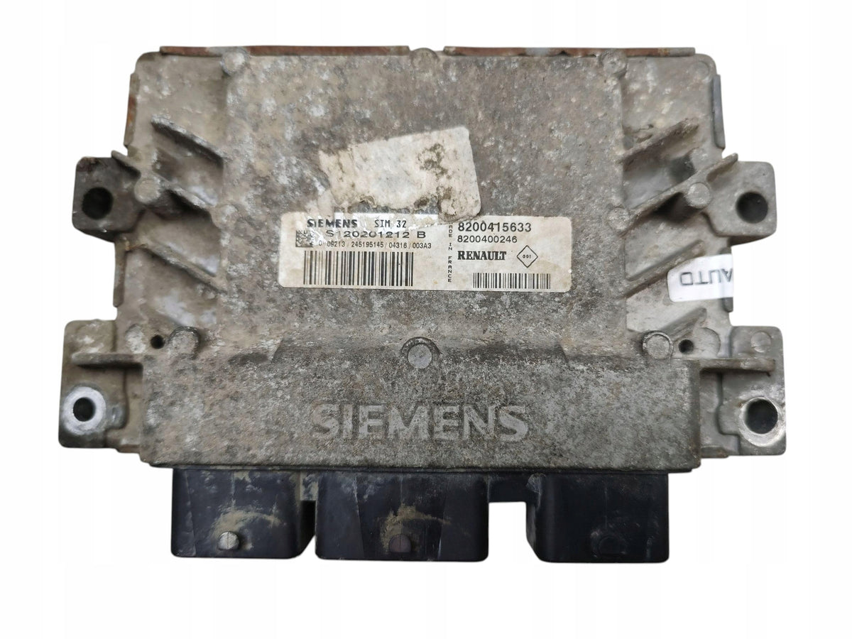 ENGINE COMPUTER RENAULT KANGOO I 1.2 16V 75KM D4F 8200415633 S120201212B