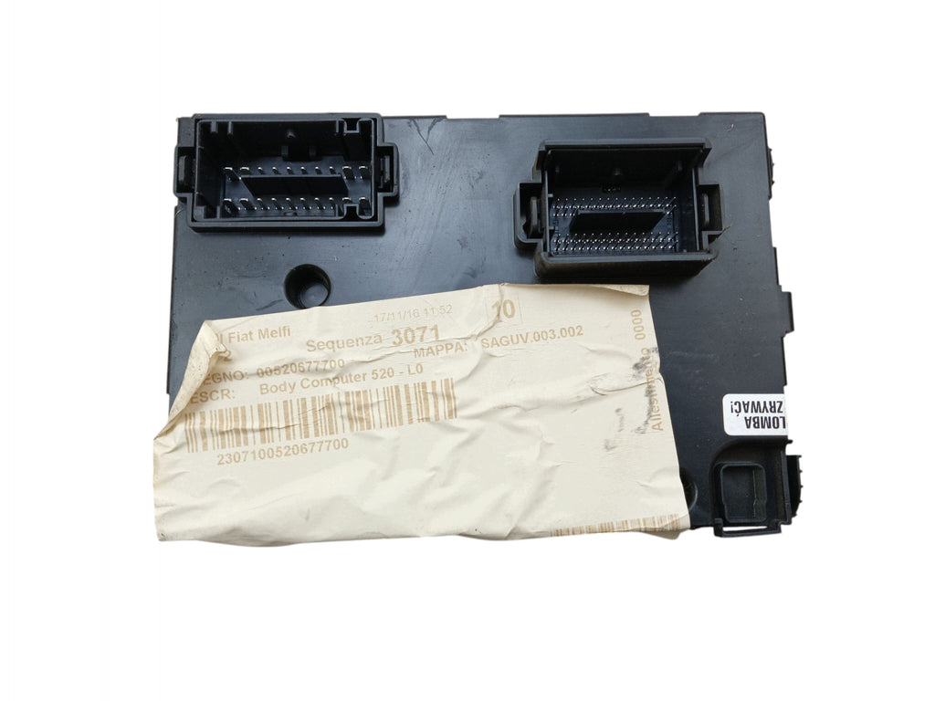 FUSE BOX BSI MODULE JEEP RENEGADE 00520677700