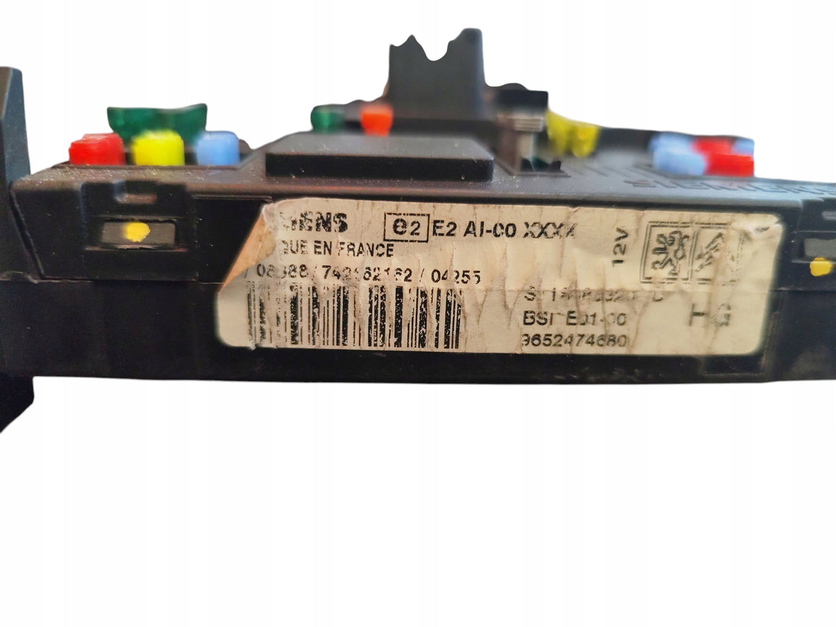 FUSE BOX MODULE BSI PEUGEOT 206 9652474680 E01