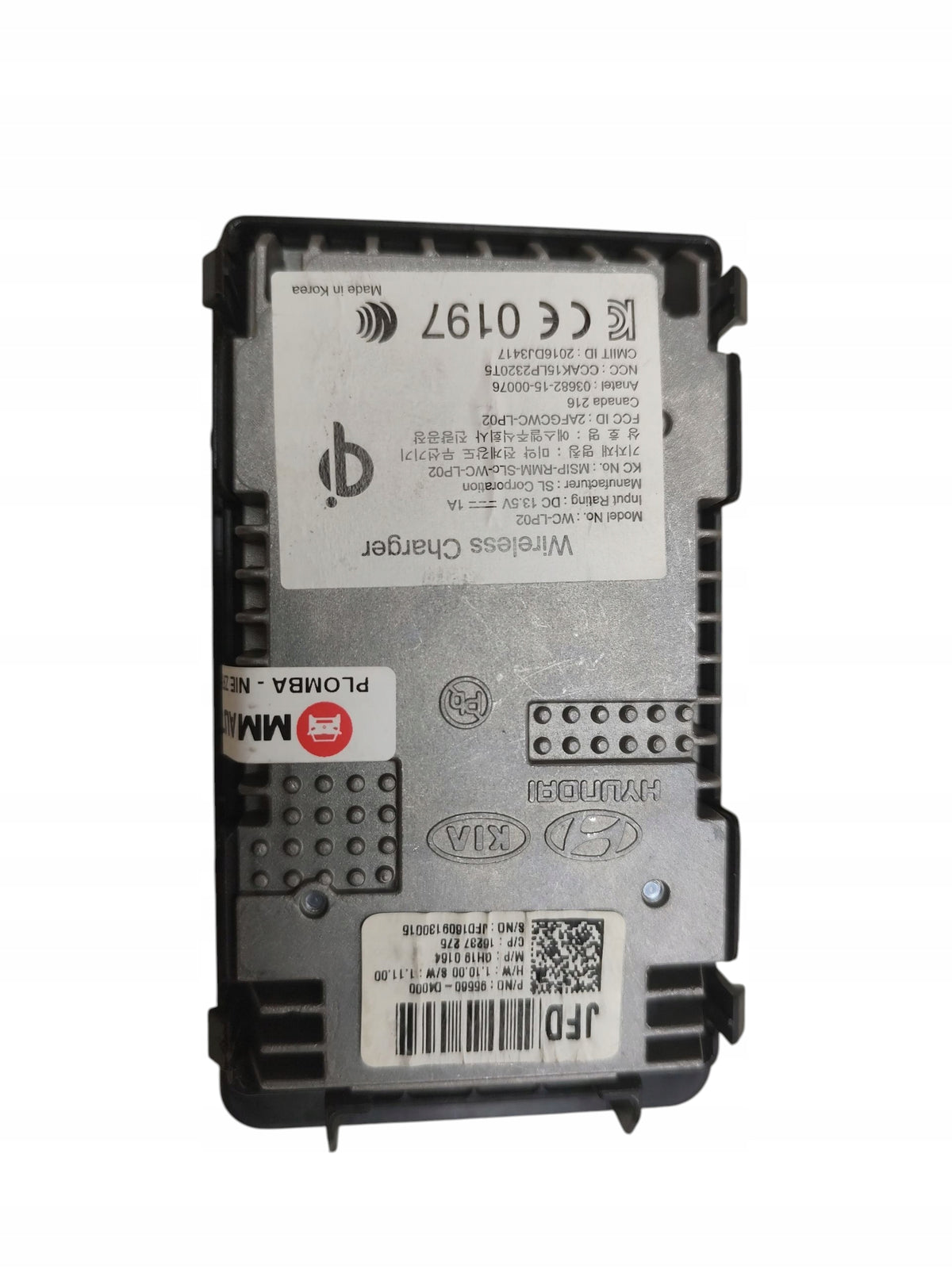 INDUCTION CHARGER KIA OPTIMA IV (2015-2019) 95560-D4000