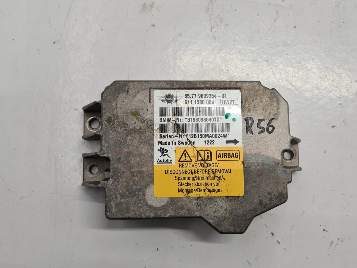 MINI R56 LIFT SENSOR AIRBAG 9809354 MODULE