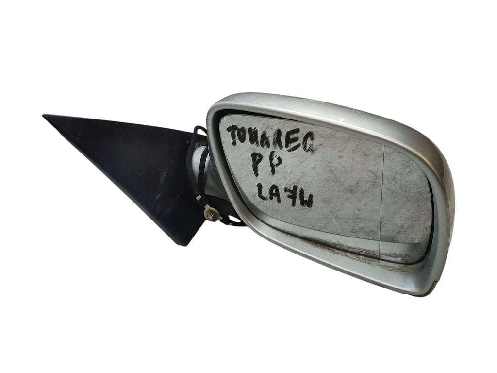 MIRROR RIGHT VOLKSWAGEN TOUAREG AND 7L 8 PIN UK LACQUER CODE LA7W