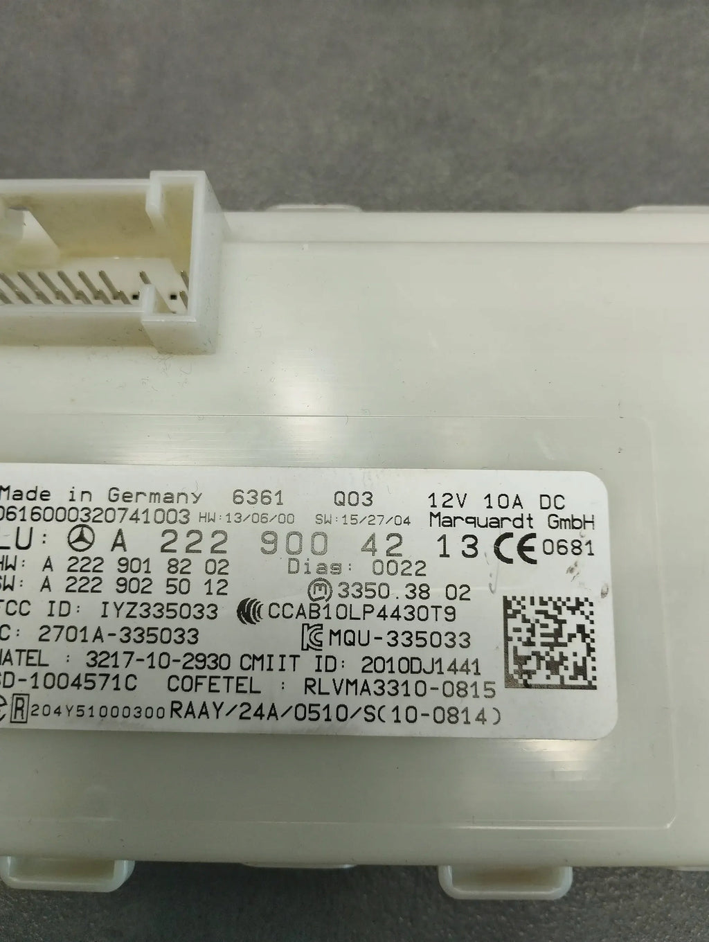 Mercedes-Benz GLC X253 KEYLESS MODULE A2229018202