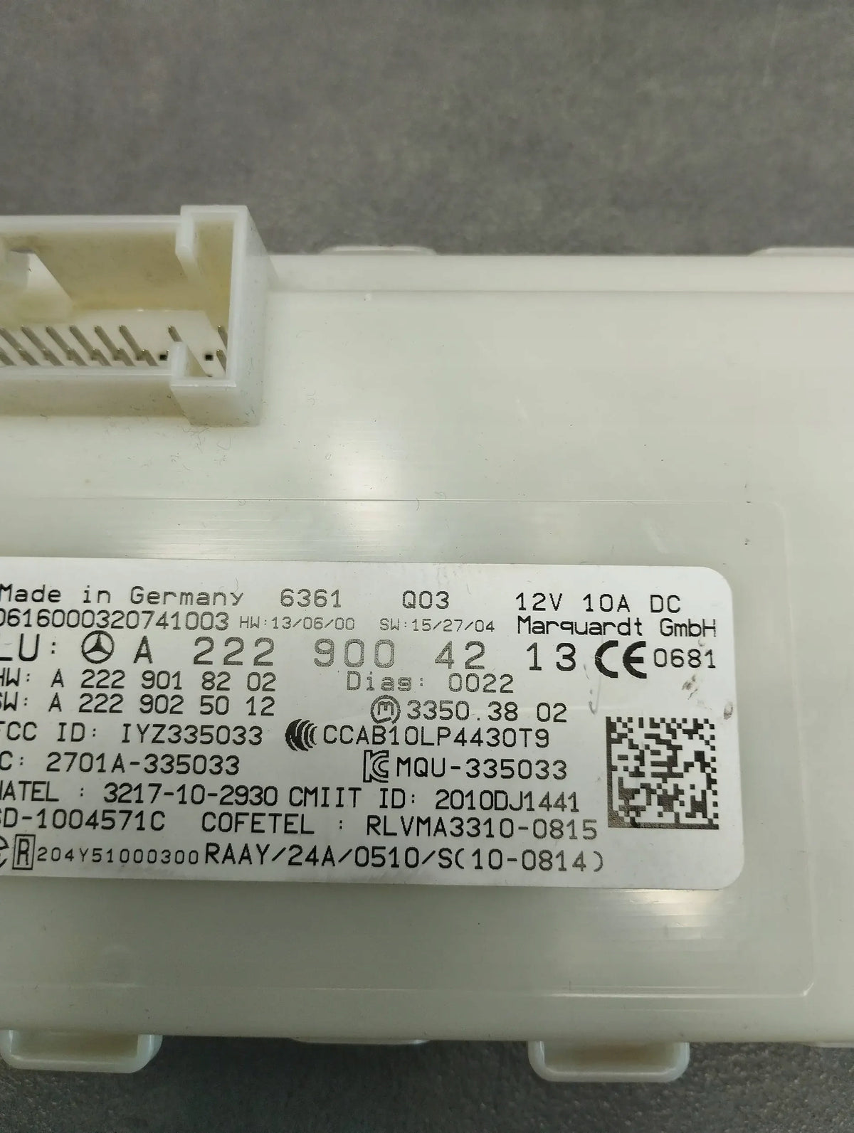 Mercedes-Benz GLC X253 KEYLESS MODULE A2229018202