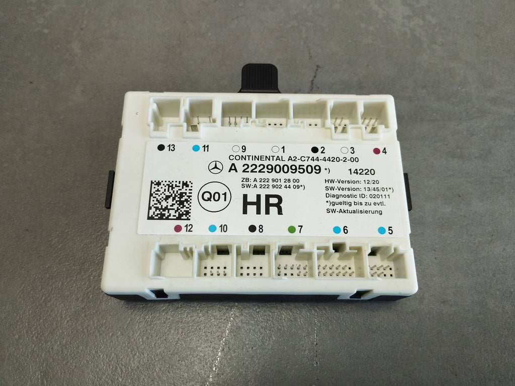 Mercedes-Benz S W222 2014 DOOR MODULE RIGHT REAR A2229009509