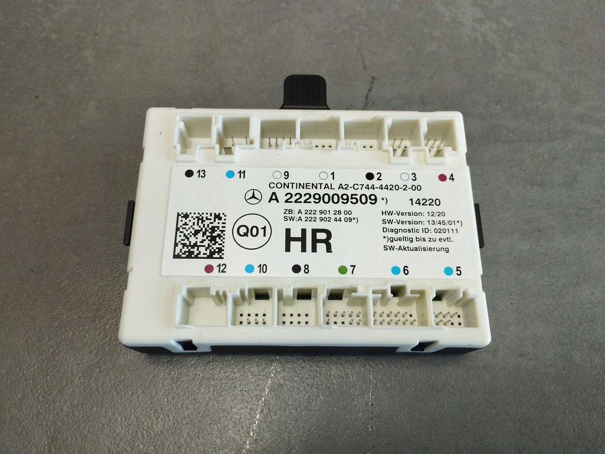 Mercedes-Benz S W222 2014 DOOR MODULE RIGHT REAR A2229009509