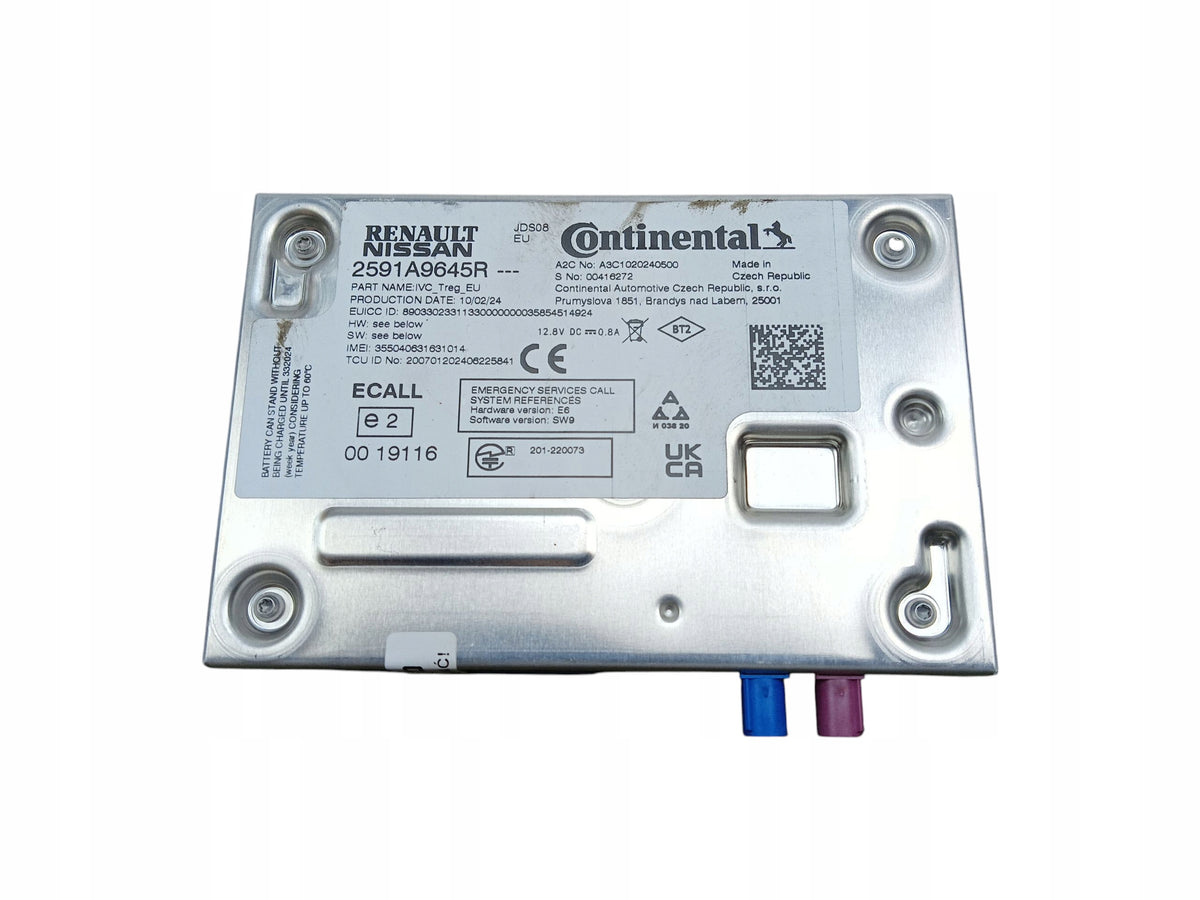 NAVIGATION MODULE RENAULT CAPTUR II CLIO V ARKANA 2591A9645R