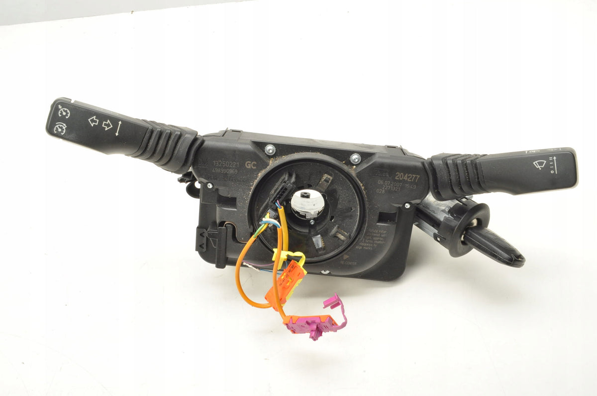 OPEL ASTRA H III COMBINED SWITCH TAPE 13250221 KEY IGNITION