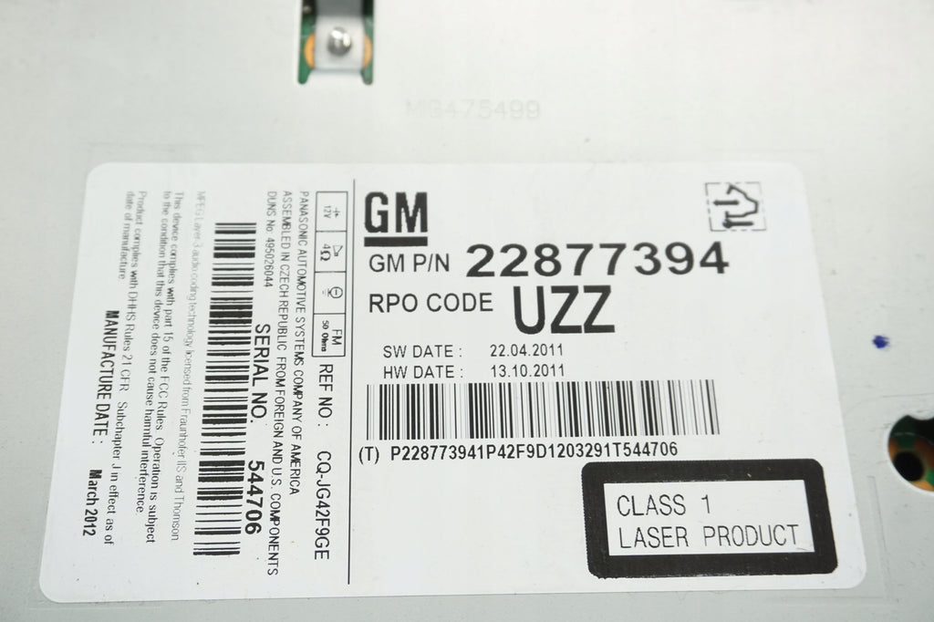 OPEL ASTRA J IV ΡΑΔΙΟ CD 22877339