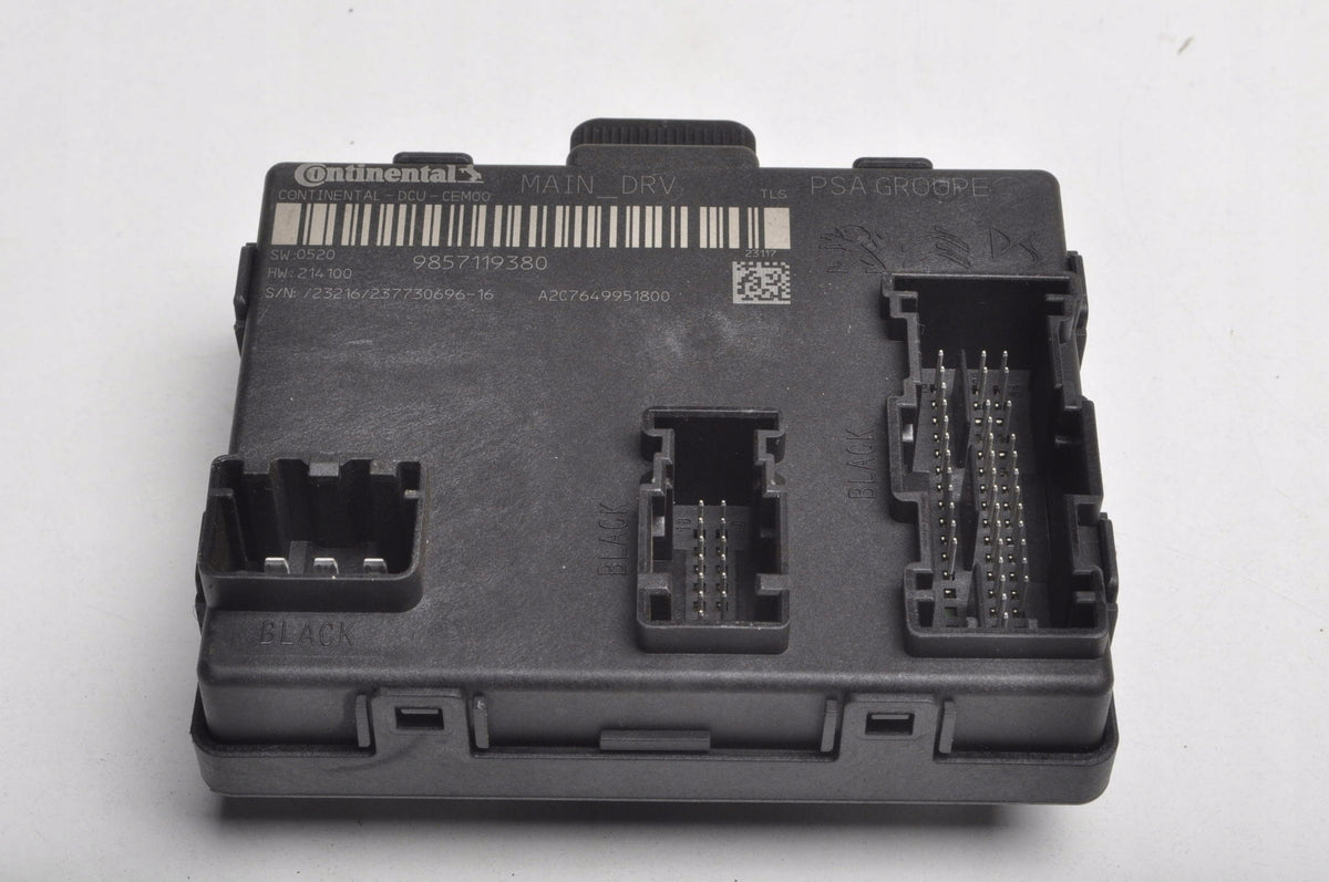 OPEL ASTRA L DOOR MODULE LEFT FRONT 9857119380