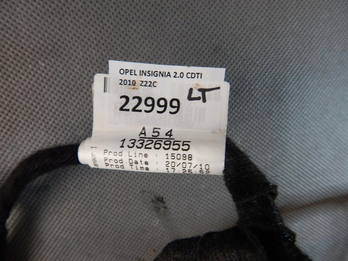 OPEL INSIGNIA DOOR HARNESS LEFT REAR 13326955