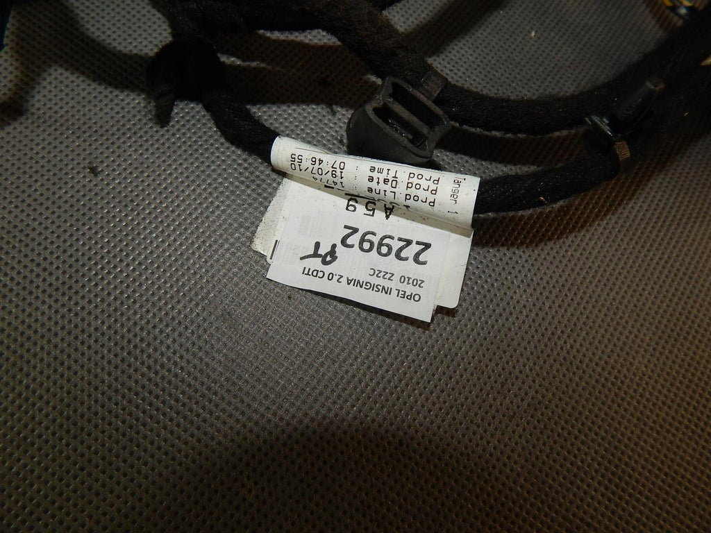 OPEL INSIGNIA DOOR HARNESS RIGHT REAR 13327007