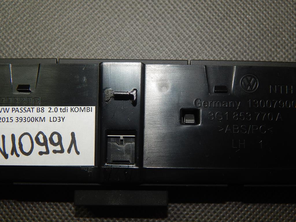 PASSAT B8 PANEL EMERGENCY SWITCH 3G1853770A