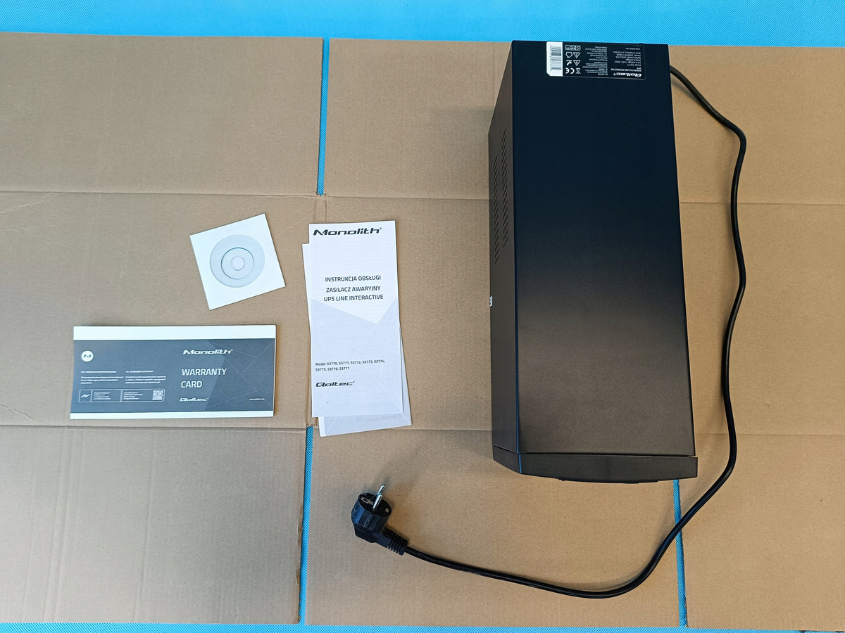 Qoltec Emergency UPS 2000VA 1200W AS NEW