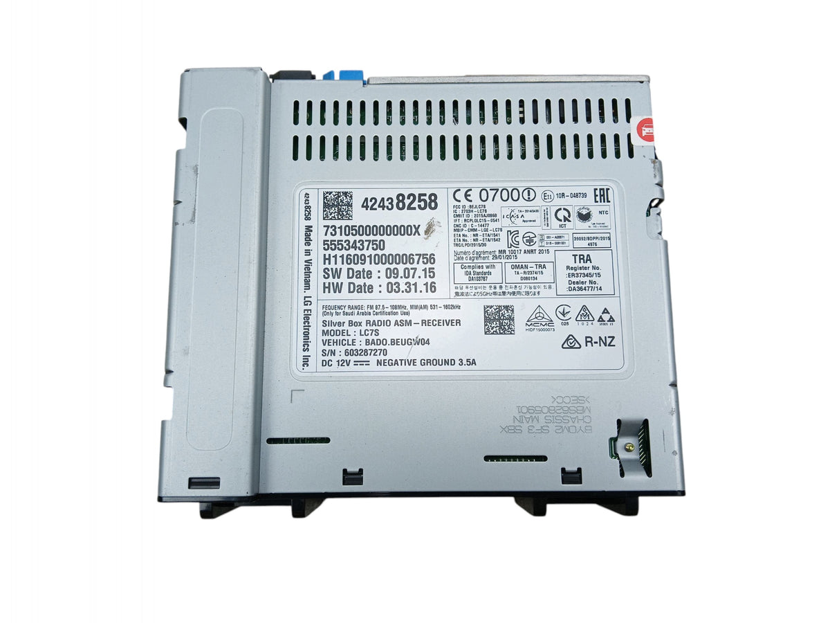 RADIO MODULE SILVERBOX OPEL ASTRA V K (2015-2019) 42438258
