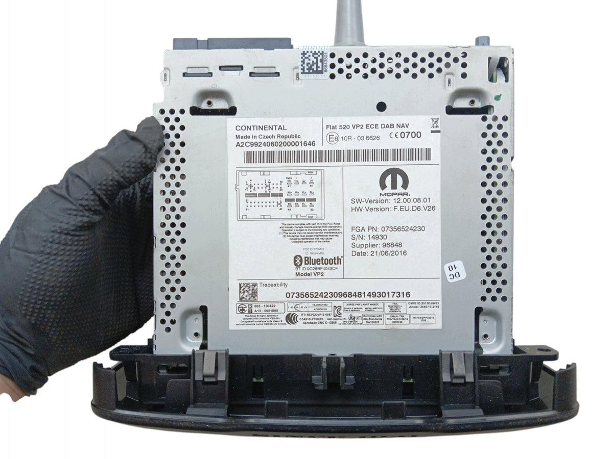 RADIO NAVIGATION DISPLAY JEEP RENEGADE (2014-2018) 07356524230