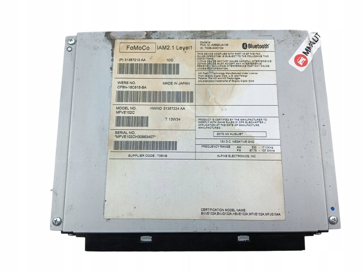 RADIO READER VOLVO XC60 AND LIFT (2013-2017) 31357213