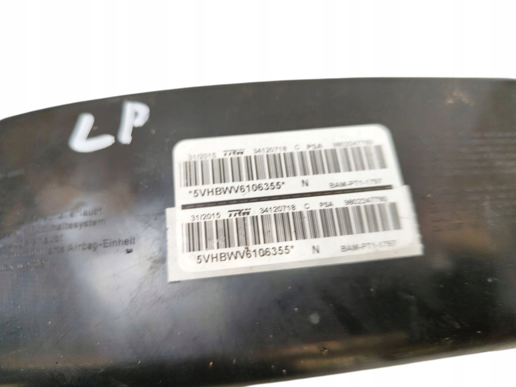 SEAT AIRBAG LEFT PEUGEOT 208 AND (2012-2015) 9802247780