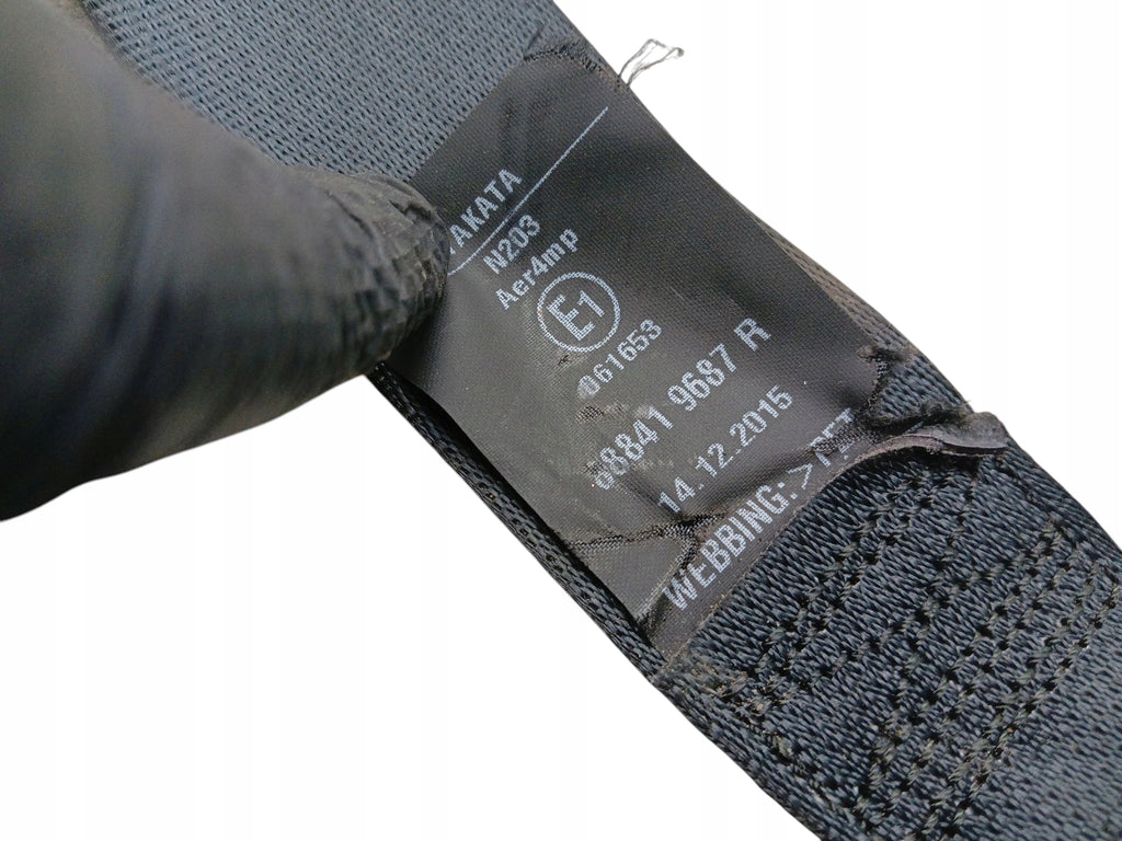 SEAT BELT RIGHT REAR RENAULT KADJAR 688419687R