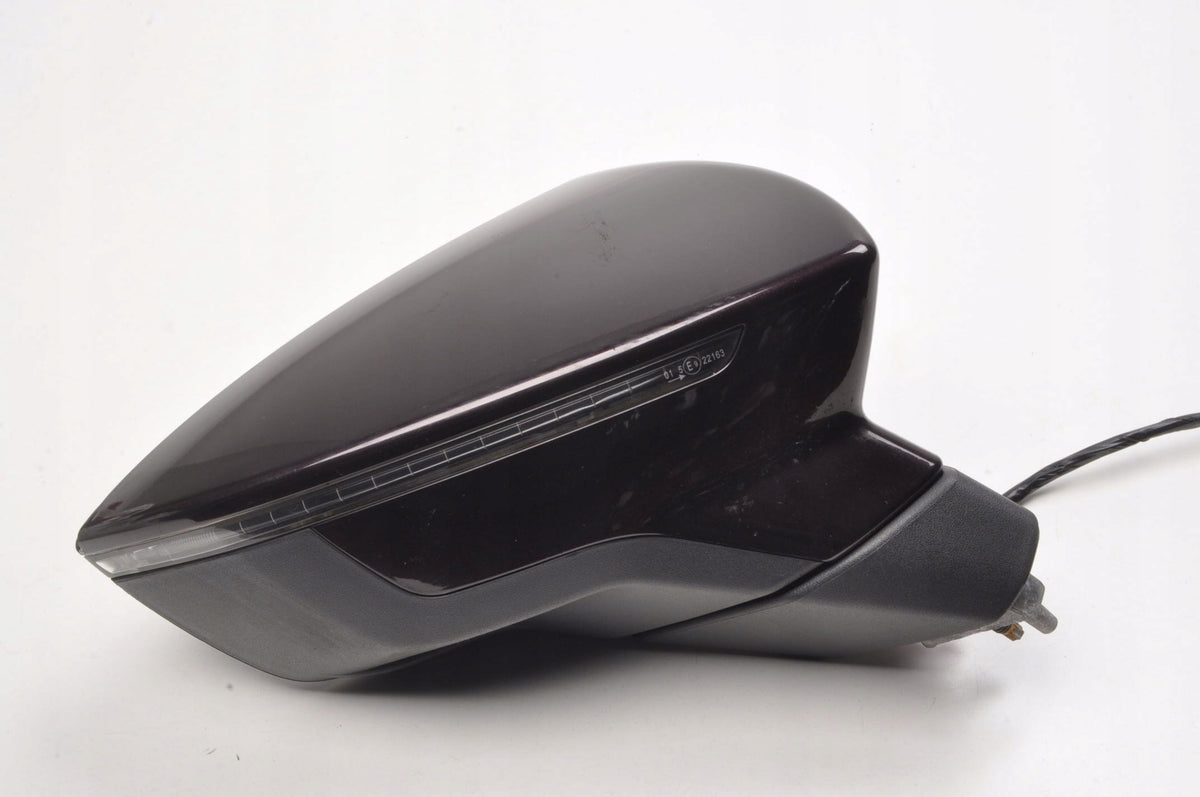 SEAT LEON III MIRROR RIGHT ELECTRIC 8PIN ENGLISHMAN