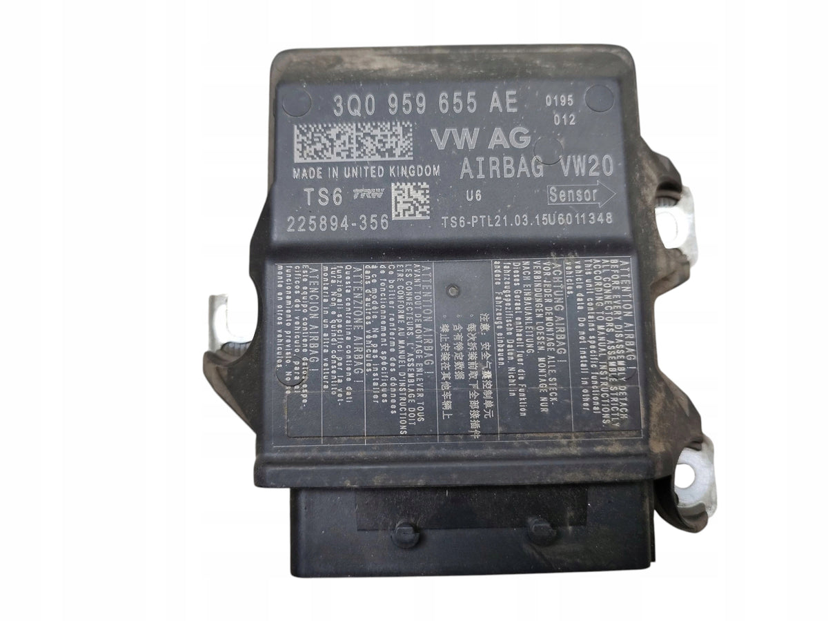 SENSOR AIRBAG MODULE VOLKSWAGEN PASSAT B8 (2014-2019) 3Q0959655AE