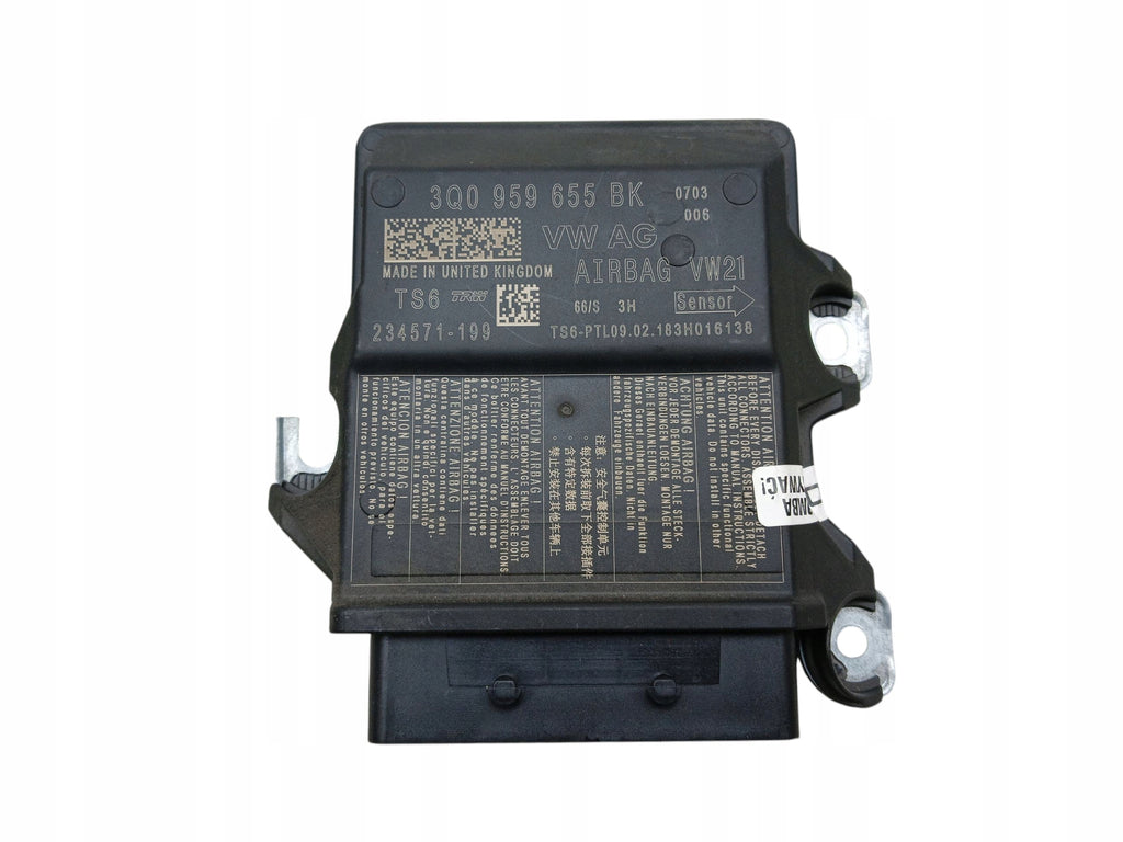 SENSOR AIRBAG MODULE VOLKSWAGEN PASSAT B8 (2014-2019) 3Q0959655BK