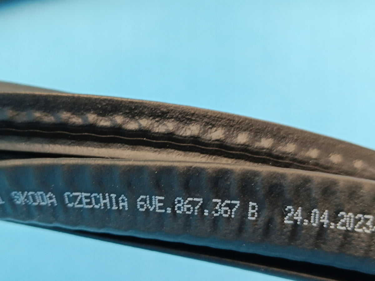 SKODA FABIA 4 MONTE CARLO 1.5TSI 2023 R DOOR SEAL LEFT REAR 6VE867367B