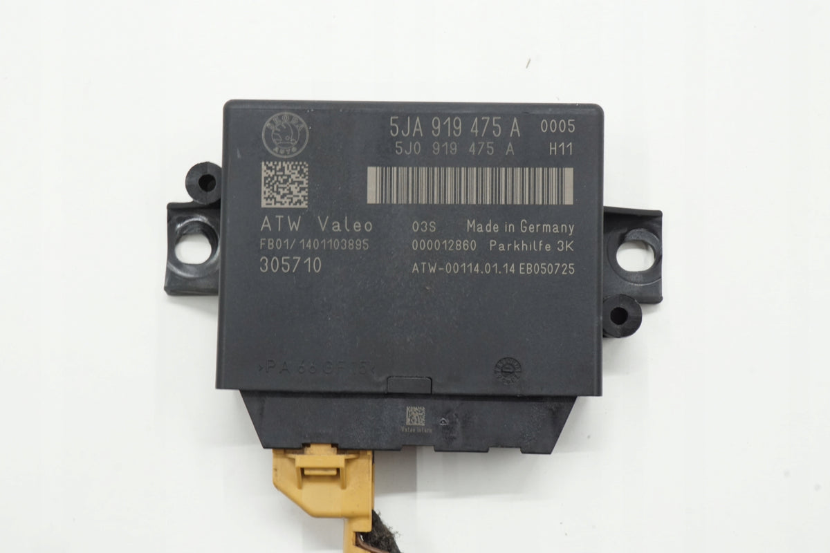 SKODA RAPID 13R MODULE PARKING CONTROLLER PDC 5JA919475A