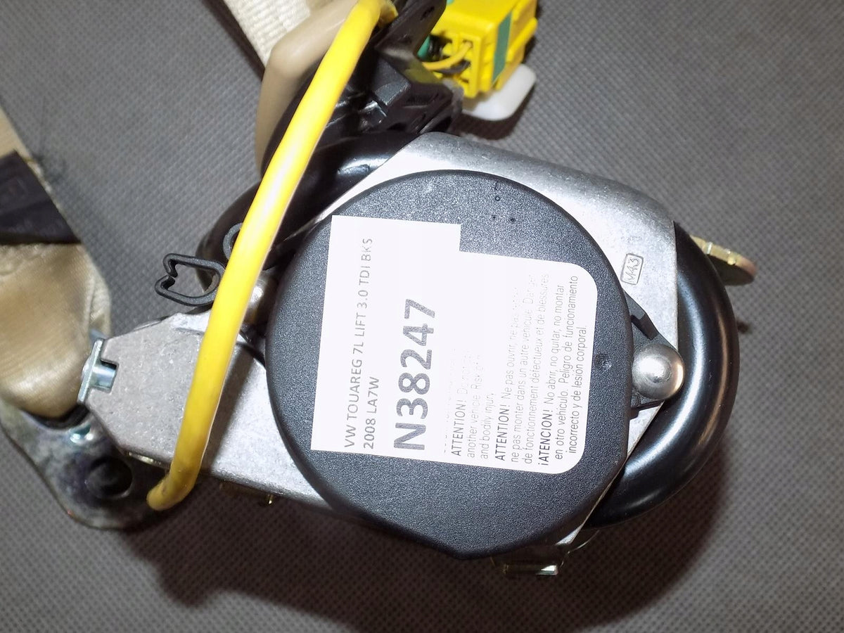 TOUAREG 7L SEAT BELT LEFT REAR 7L6857805