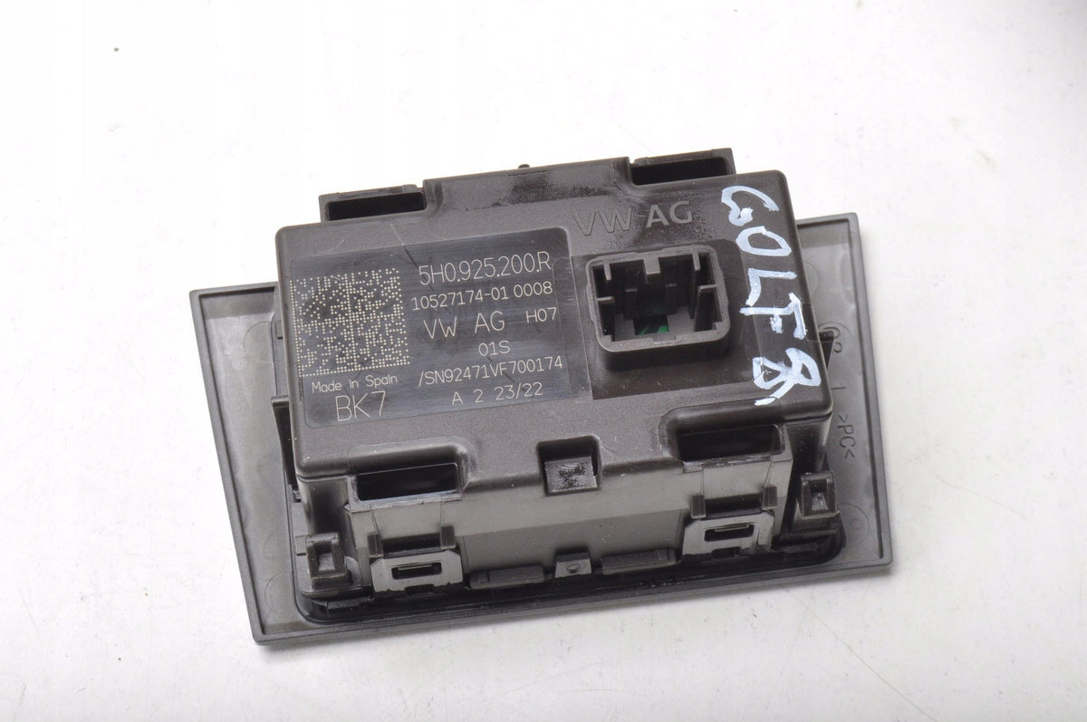VOLKSWAGEN GOLF VIII SWITCH PANEL 5H0925200R