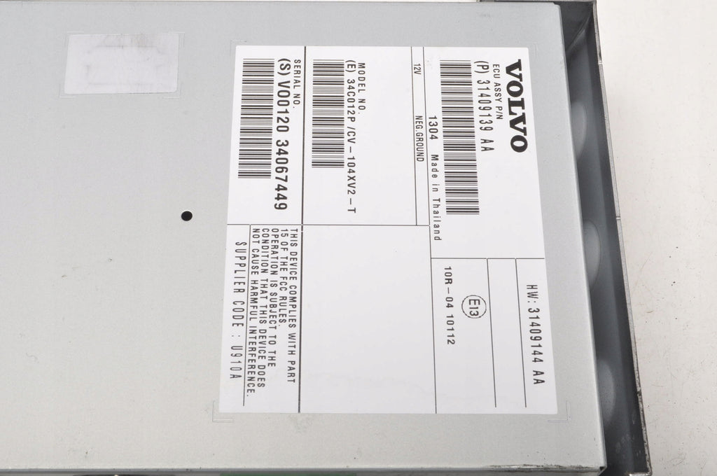 VOLVO S60 II V60 RADIO AMPLIFIER 31409139AA