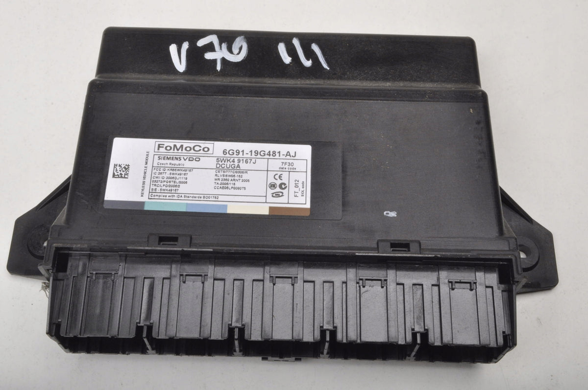 VOLVO V70 III COMFORT MODULE 6G91-19G481-AJ