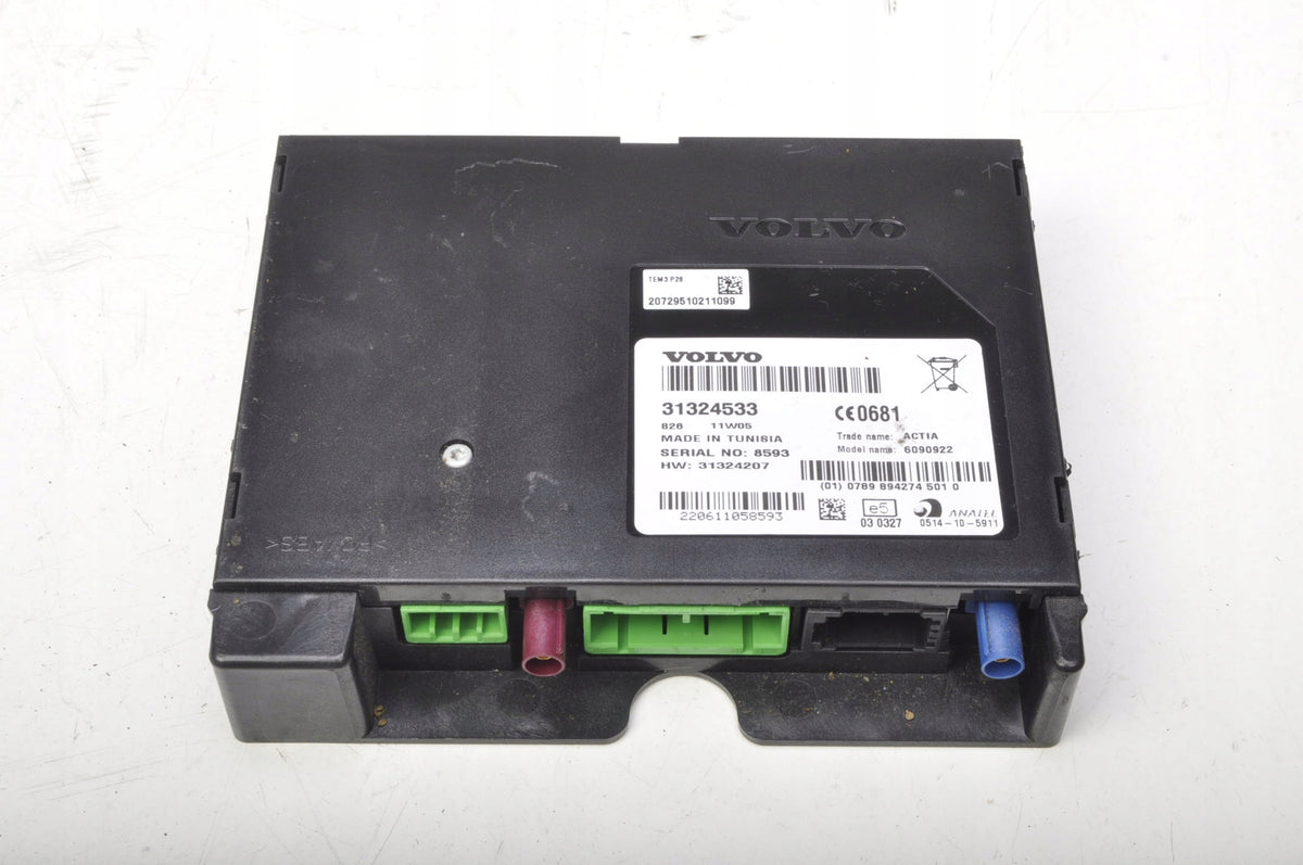 VOLVO XC90 PHONE MODULE 31324533 31324207