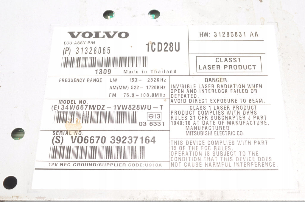 VOLVO XC90 RADIO 31328065