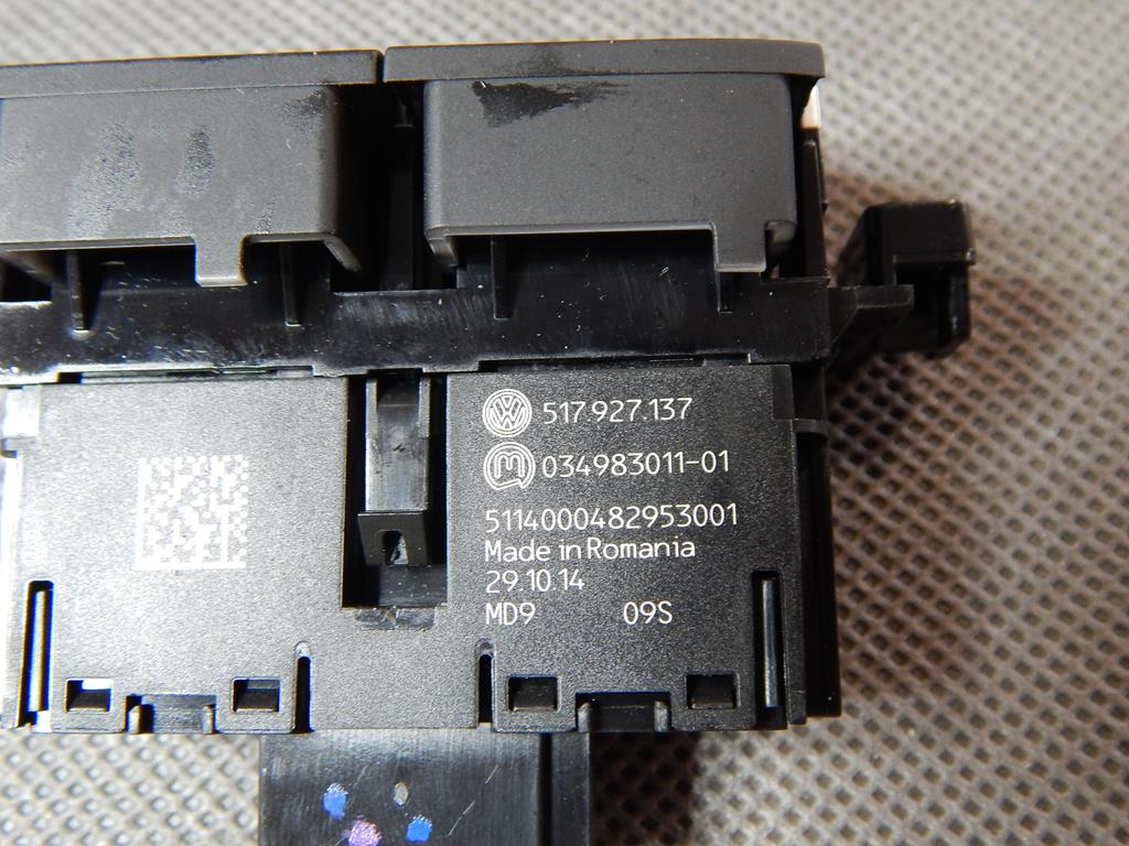 VW GOLF 7 SPORTSVAN BUTTON ESP 517927137