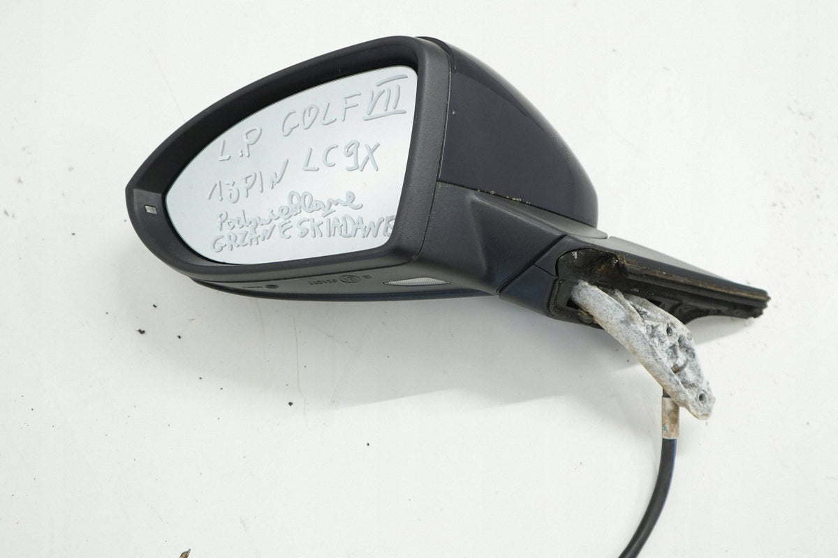 VW GOLF VII 14R MIRROR LEFT 13PIN LC9X ENGLISH