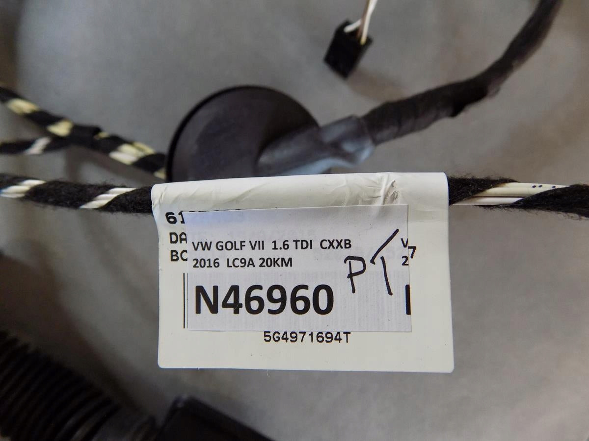 VW GOLF VII DOOR HARNESS RIGHT REAR 5G4971694T