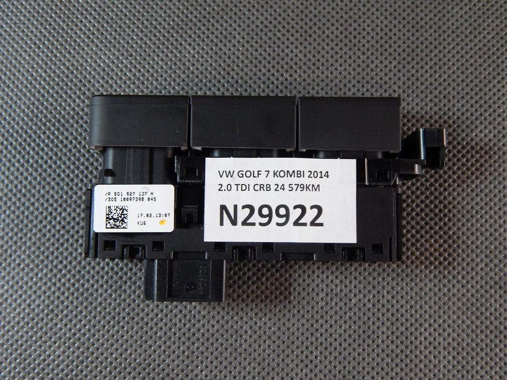 VW GOLF VII PANEL SWITCH 5G1927137N