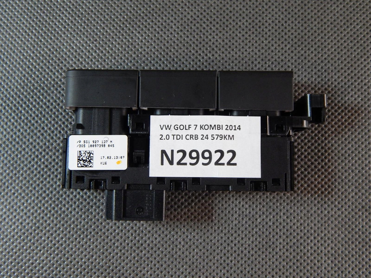 VW GOLF VII PANEL SWITCH 5G1927137N