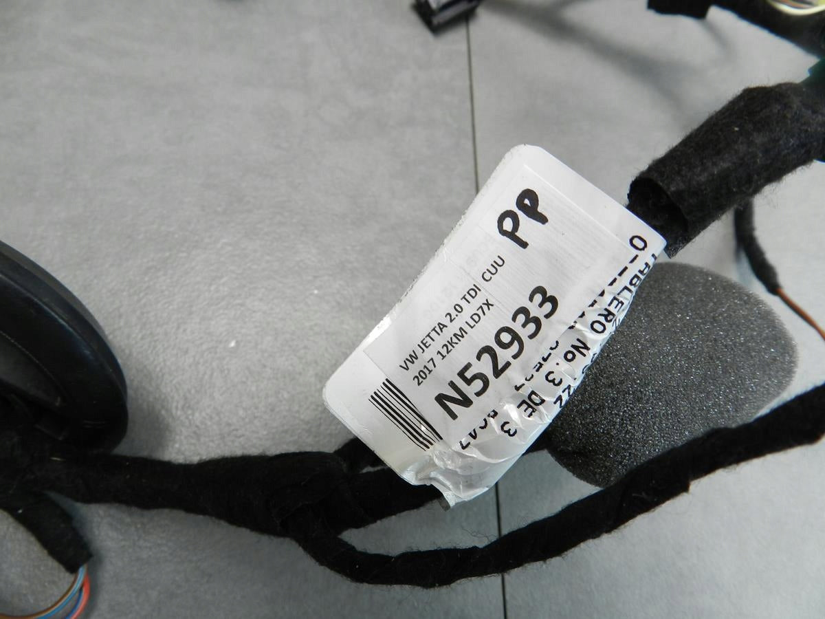 VW JETTA 5C DOOR HARNESS RIGHT FRONT 5CU971121DG