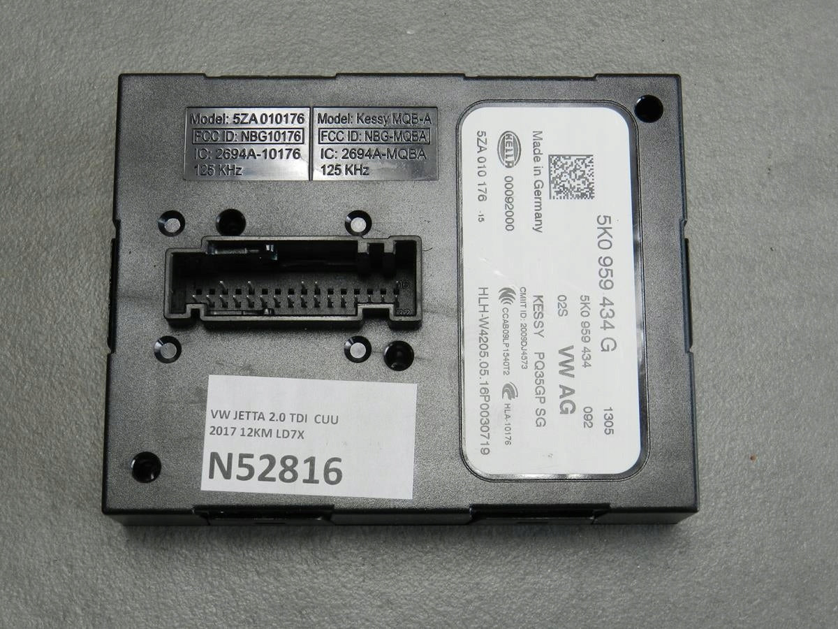 VW JETTA 5C MODULE DRIVER KESSY 5K0959434G