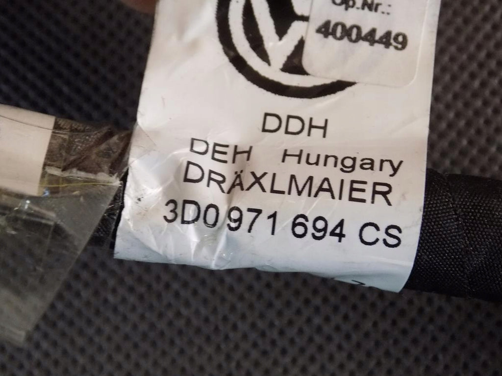 VW PHAETON DOOR HARNESS RIGHT REAR 3D0971694CS