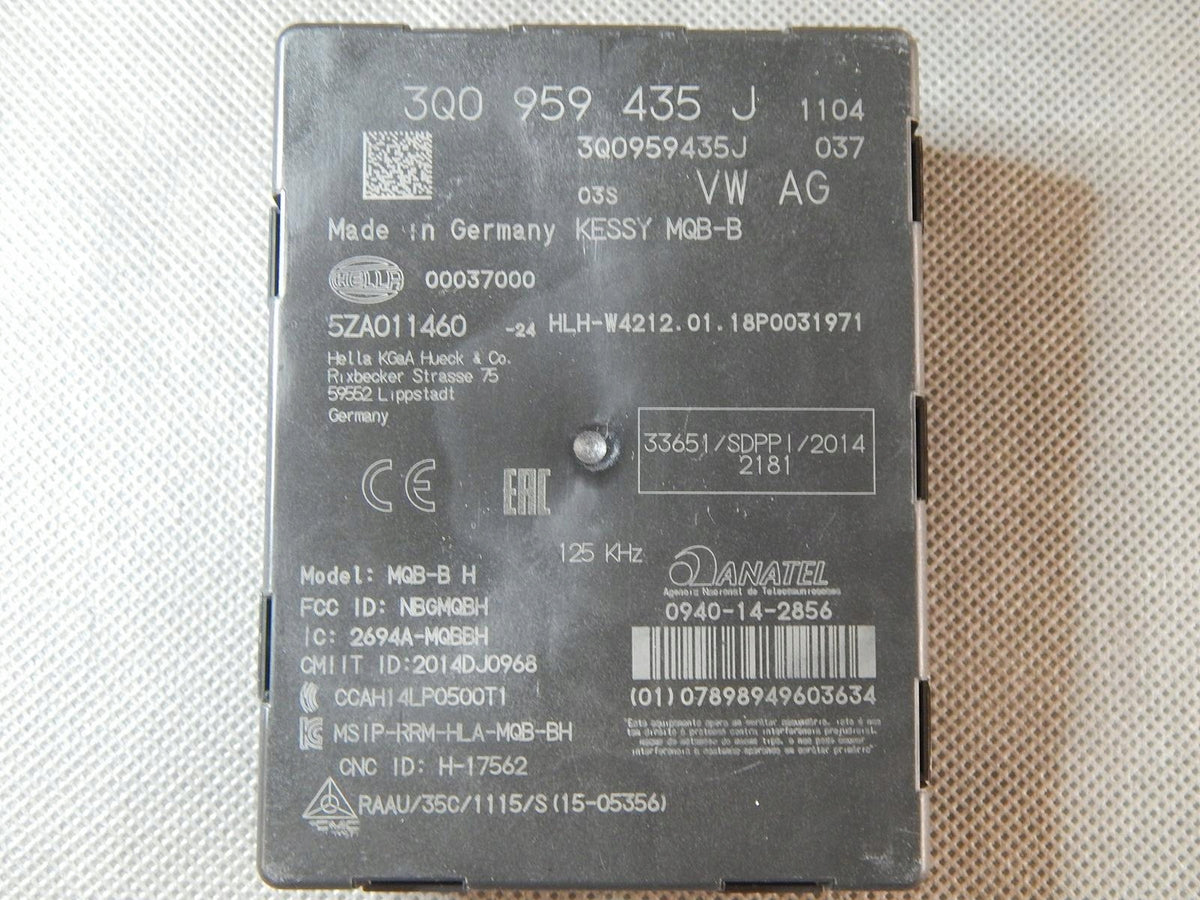 VW TIGUAN II DRIVER MODULE KESSY 3Q0959435J