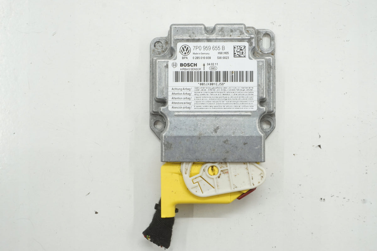 VW TOUAREG 7P 2011 CALCULATEUR D'AIRBAG 7P0959655B