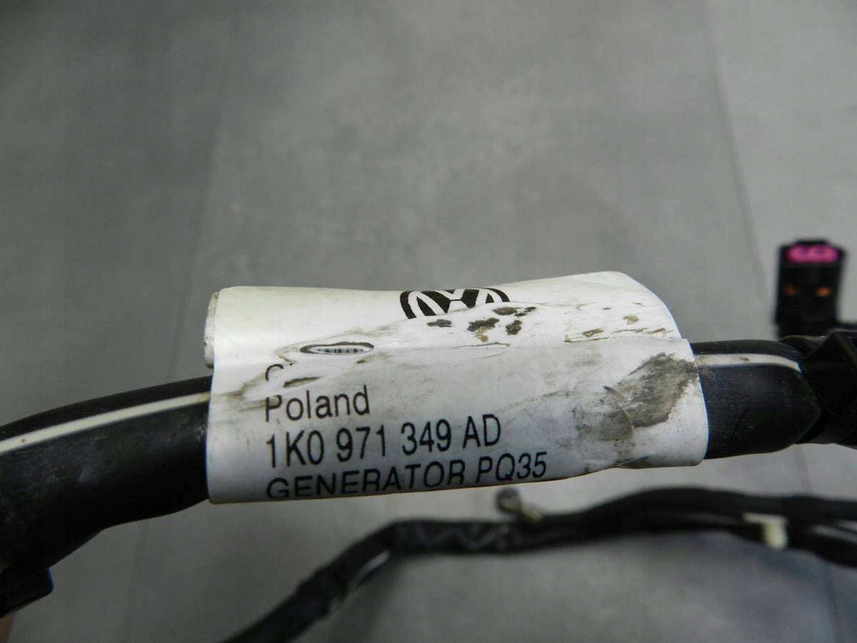 Volkswagen Eos Alternator electrical harness 1K0971349AD