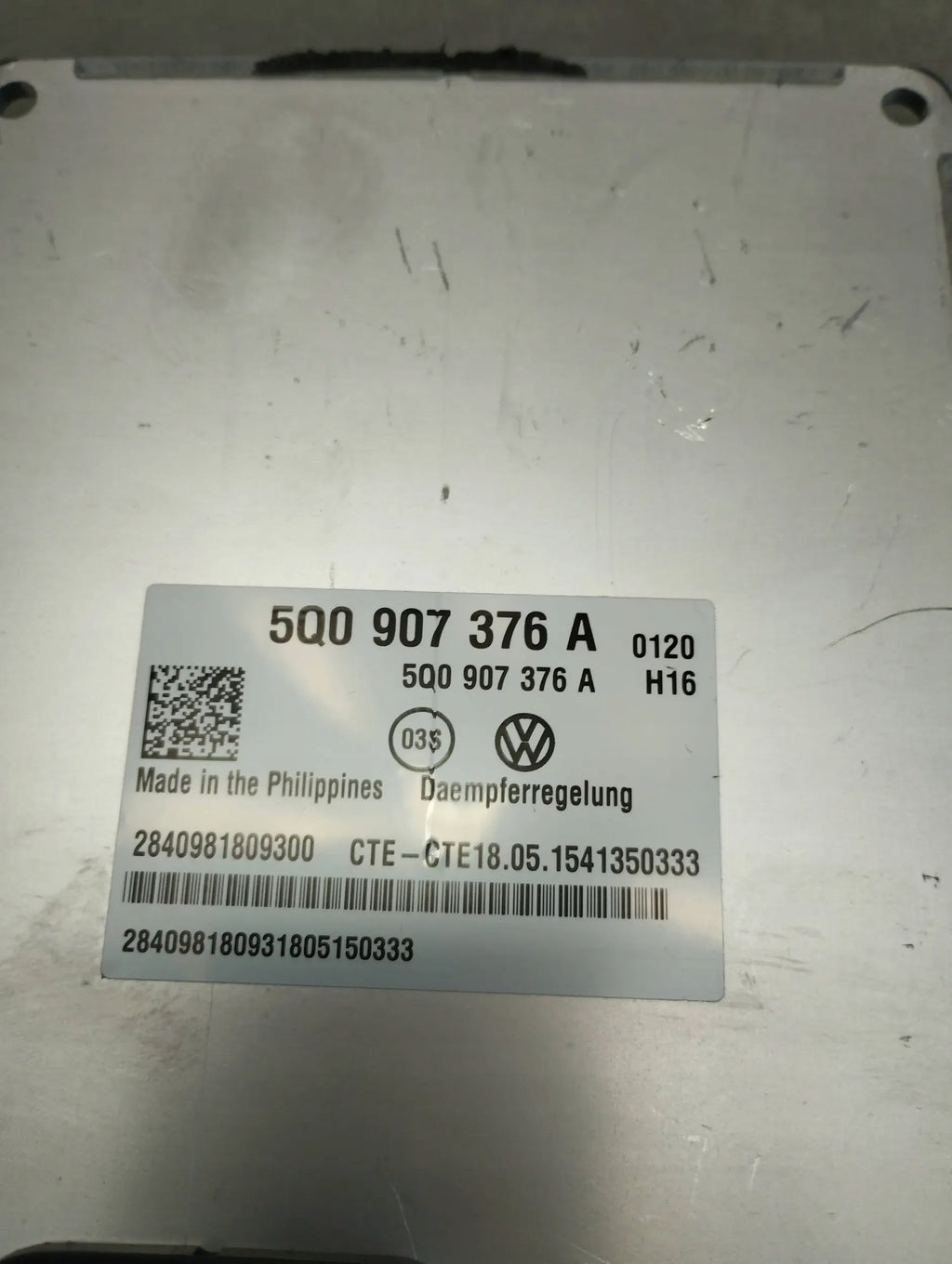 Volkswagen Golf VII 7 SUSPENSION MODULE 5Q0907376A